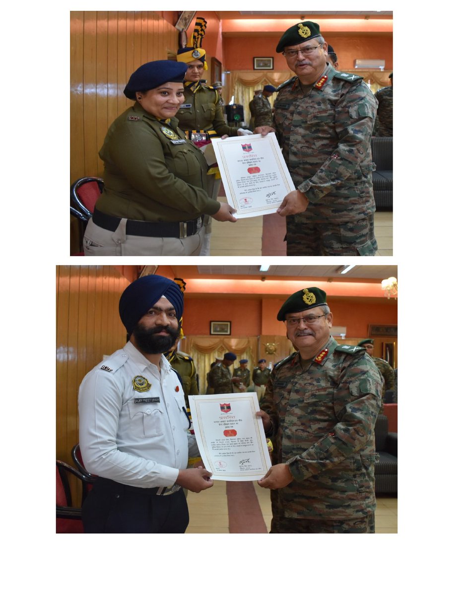 TTRHimachal's tweet image. #PressNote #Himachal #PHQ #Army #DGPHP #Commendation #HPPolice @himachalpolice