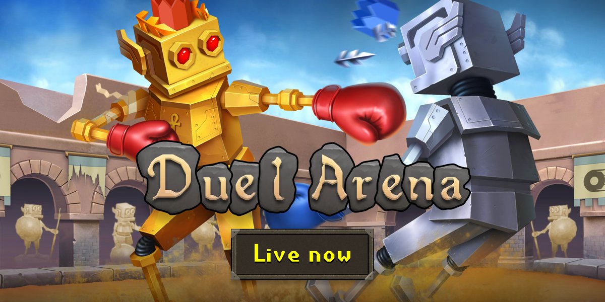 Rollbit's RuneScape Inspired Duel Arena is now live! ⚔️

The World's First 0% Edge PvP Game - Zero commissions, no strings attached!

Wager Crypto, $RLB &amp; NFTs in a 50/50 Winner takes all Battle.

The Sand Casino created unforgettable memories for many of us. Grab your boxing