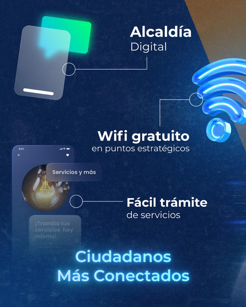 ulisesrodg's tweet photo. Llevaremos la conectividad a otro nivel. Wifi gratuito en puntos clave de la ciudad para que estés siempre en línea. ¡Conéctate con tu ciudad! #Santiagointeligente #esturnodesantiago https://t.co/CeLojutLNh