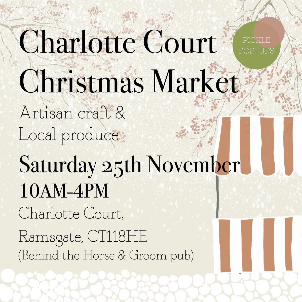 HandcraftTamsin's tweet photo. Looking forward to this market tomorrow!  Conveniently located in a nice little square in the centre of Ramsgate.  I'll be there with plenty of macrame pieces.  

...

#Ramsgate #artisanmarket #picklepopups #macrameart #macrameplanthangers #RamsgateKent https://t.co/XyV9xDOqzC