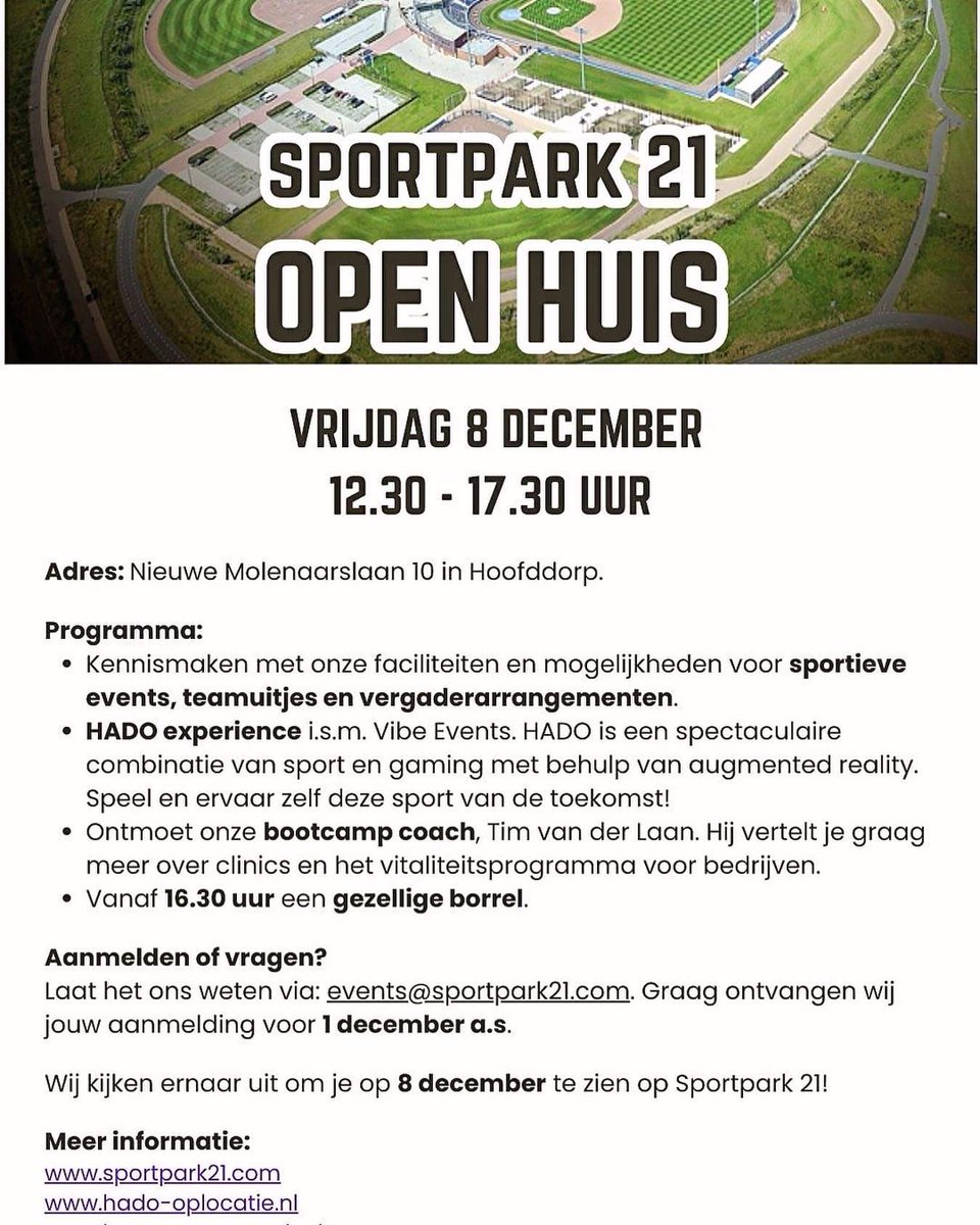 #eventlocatie #haarlemmermeer #sport <a href="/Hfd_Pioniers/">Hoofddorp Pioniers</a> #hoofddorp #teamuitje #vergaderen