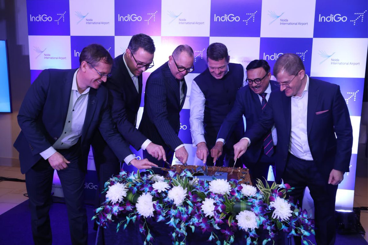 SP Goyal (@spgoyal) on Twitter photo In a momentous move, Indigo  has signed a MoU at New Delhi with Noida International AirPort, Jewar to become its inaugural/ launch carrier ….. In a momentous move, Indigo  has signed a MoU at New Delhi with Noida International AirPort, Jewar to become its inaugural/ launch carrier …..