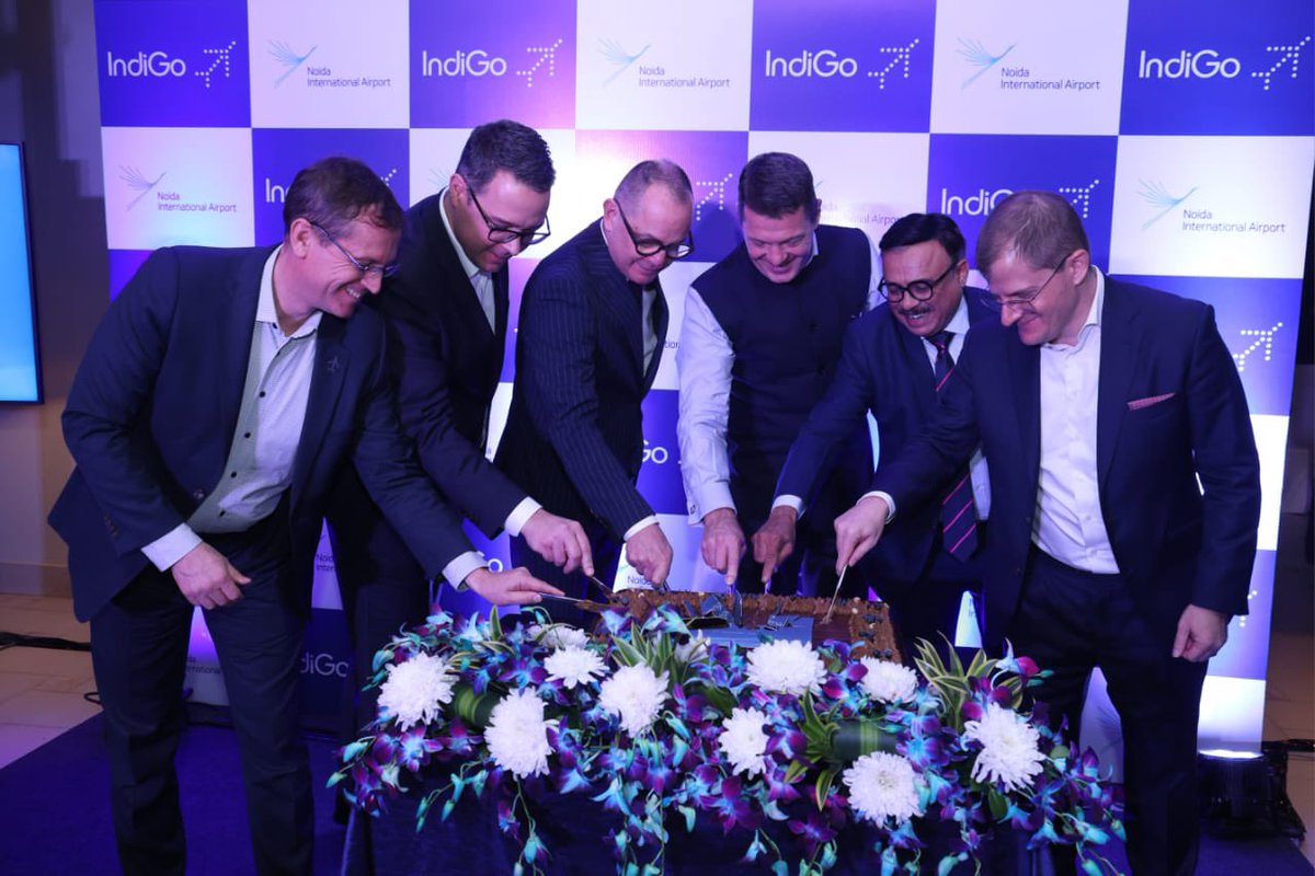 In a momentous move, Indigo has signed a MoU at New Delhi with Noida International AirPort, Jewar to become its inaugural/ launch carrier …..