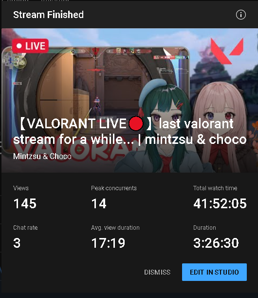 mintzsuchoco's tweet photo. valorant with mintcho chapter 1 end !
see you nanti waktu bisa valorant chapter 2 yeaaahhh!!! (doain bisa cepet T^T)
#VtuberID #VtuberUprisings #MintzsuChoco #MintChoLive https://t.co/SU4OZKza0c