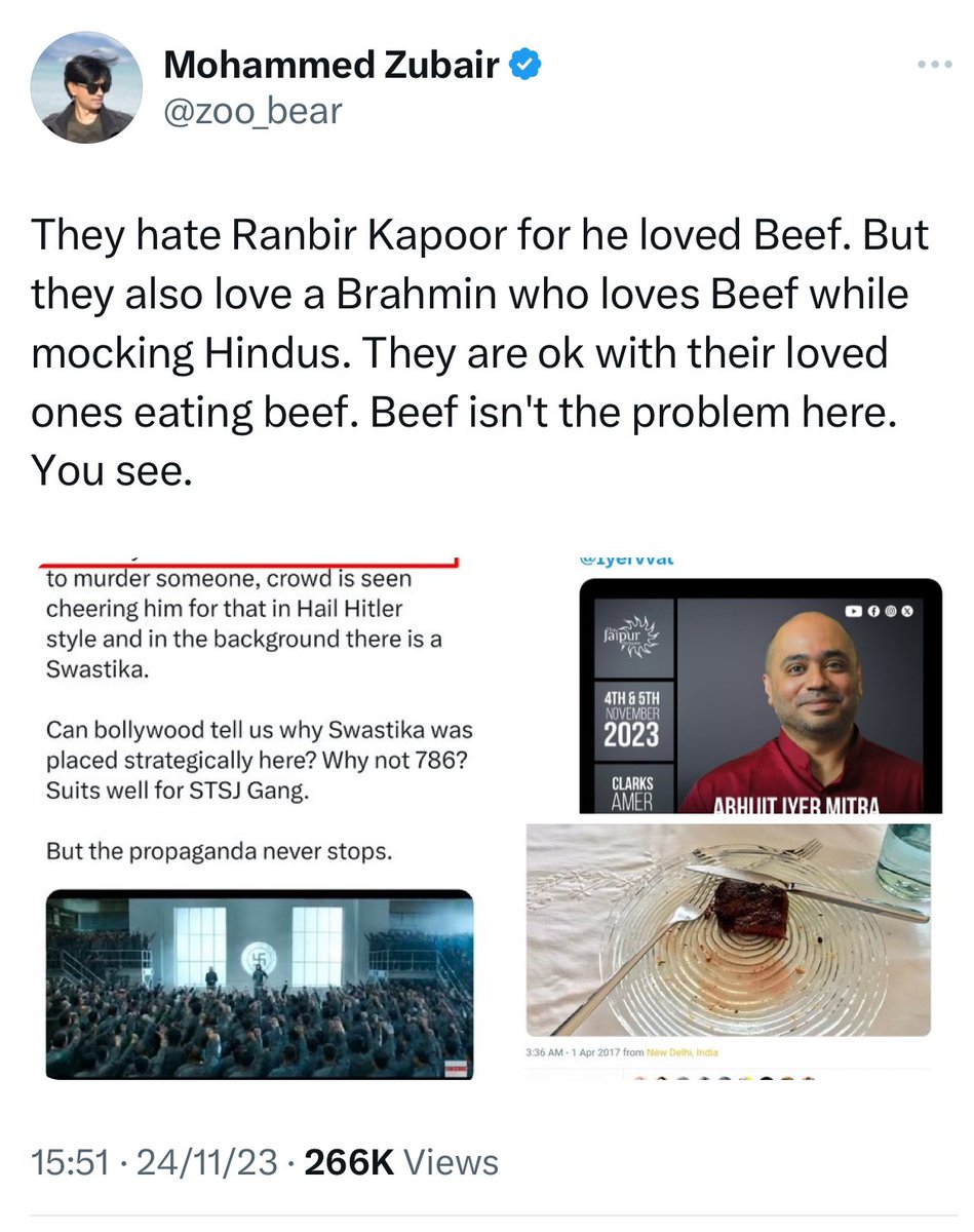 Quite right! Muslims have never been the problem - only Hamas jihadists like Zubair born to ISIS terrorists and their followers and funders are the problem