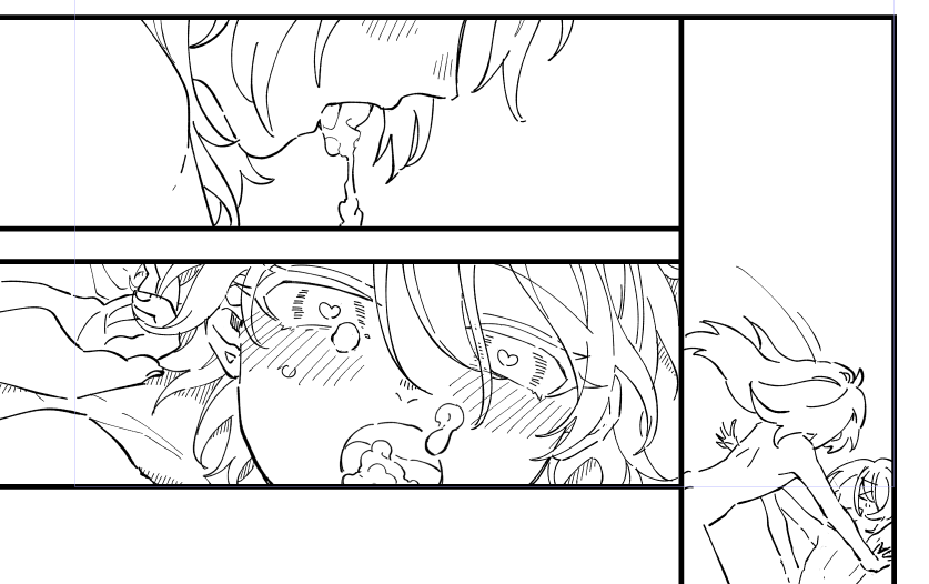 今日の進捗
ペン入れ1枚 これは百合 