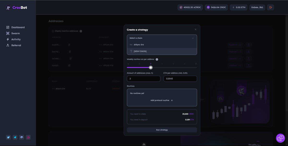 CrocBot | Airdrop farming bot tweet media