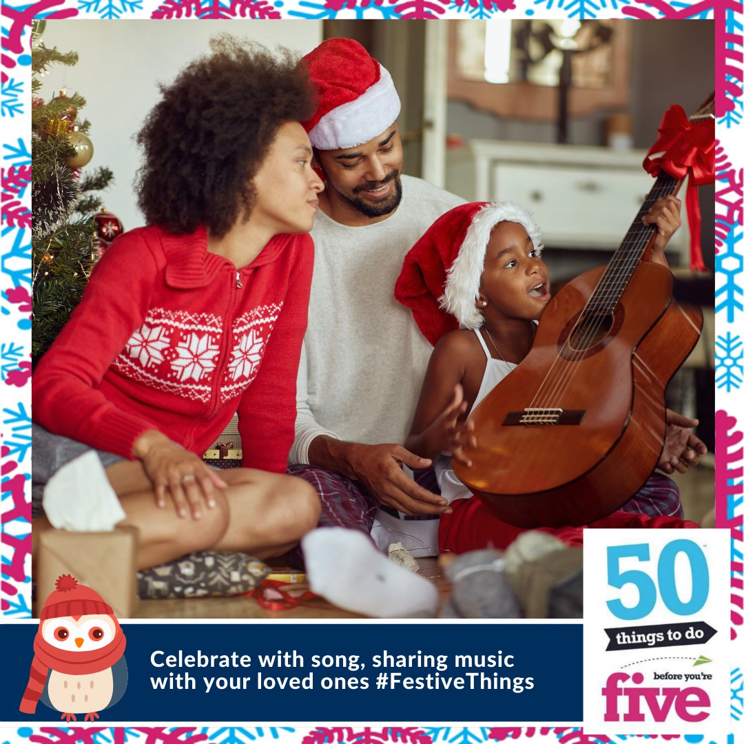 Making Music 🎵 Celebrate the season with song. Carolling with loved ones. Make musical instruments and share your music with others. Share more experiences with 50 Things to Do Before You're Five bit.ly/FestiveThings
#FestiveThings #Cambridgeshire #BeWinterWise #Peterborough