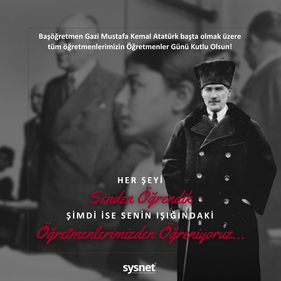 sysnetbt's tweet photo. Öğretmenler Gününüz Kutlu Olsun https://t.co/B1gUXKl1IW