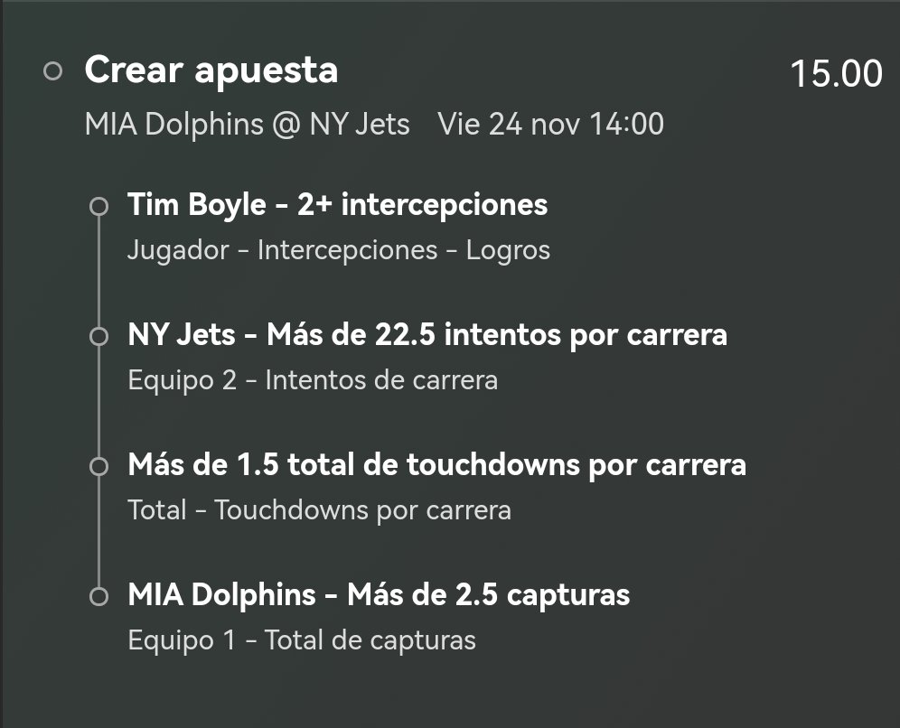 RicardoDuS's tweet photo. Vamos a entrar en el chow de la tipstereada, a ver que sale ahí va una soñadora! #BlackFriday #NFL #FinsUp #TakeFlight https://t.co/L8X2p2lil9