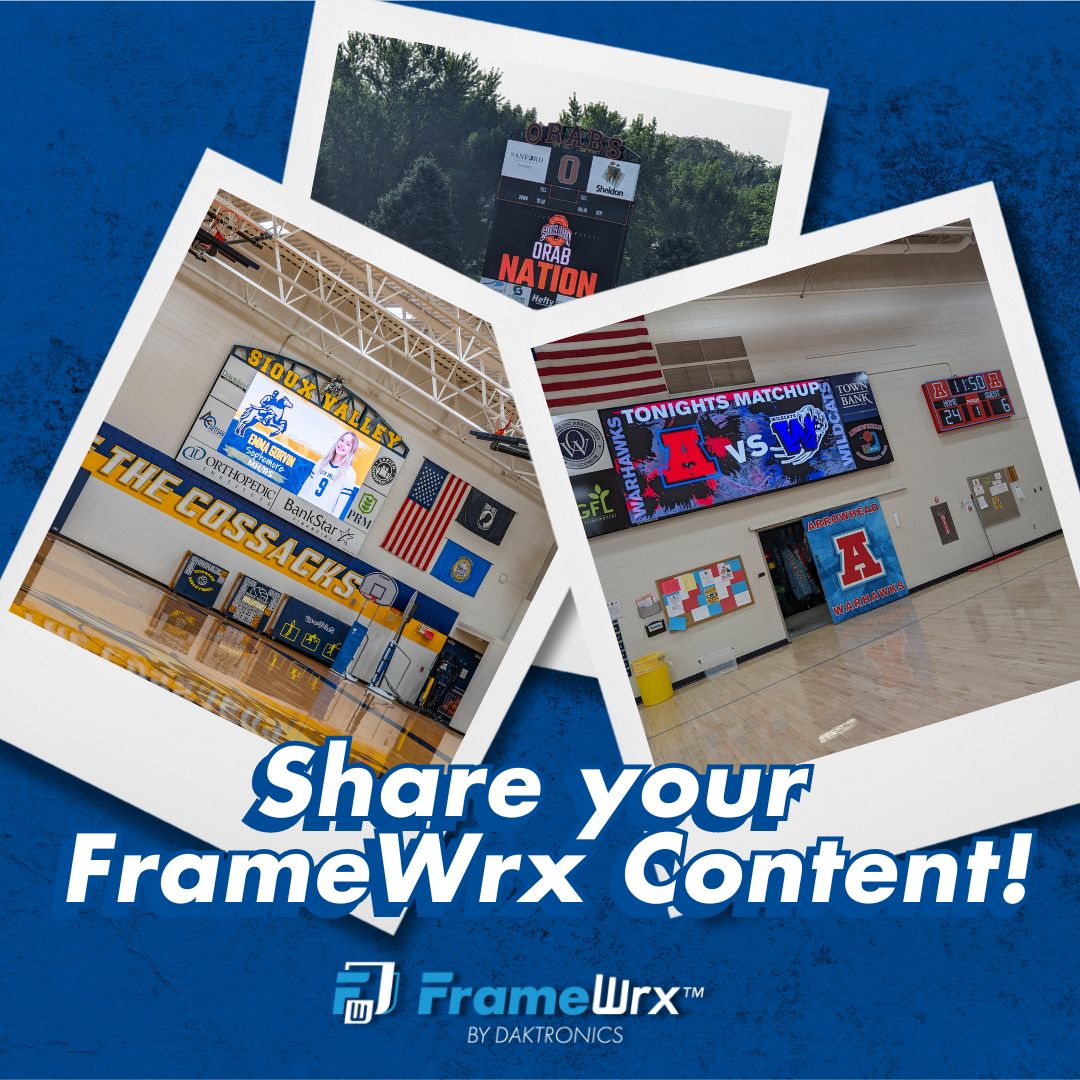 We know our high school customers are making some great content and we want to see how you're making your game days memorable. Post your #FrameWrx content photos in the reply section to share! We can’t wait to see all the great game day content you have been creating.