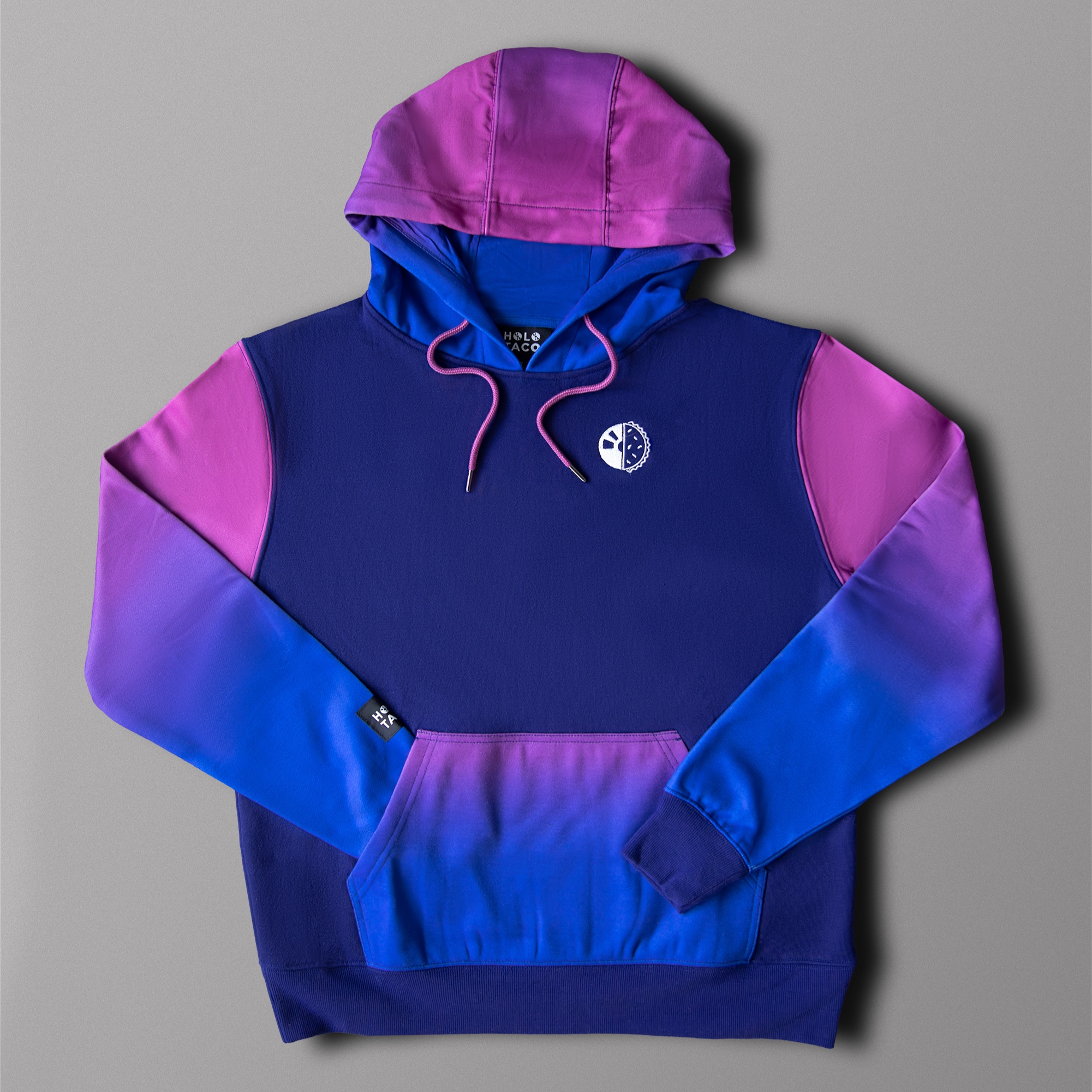 Holographic champion hoodie top