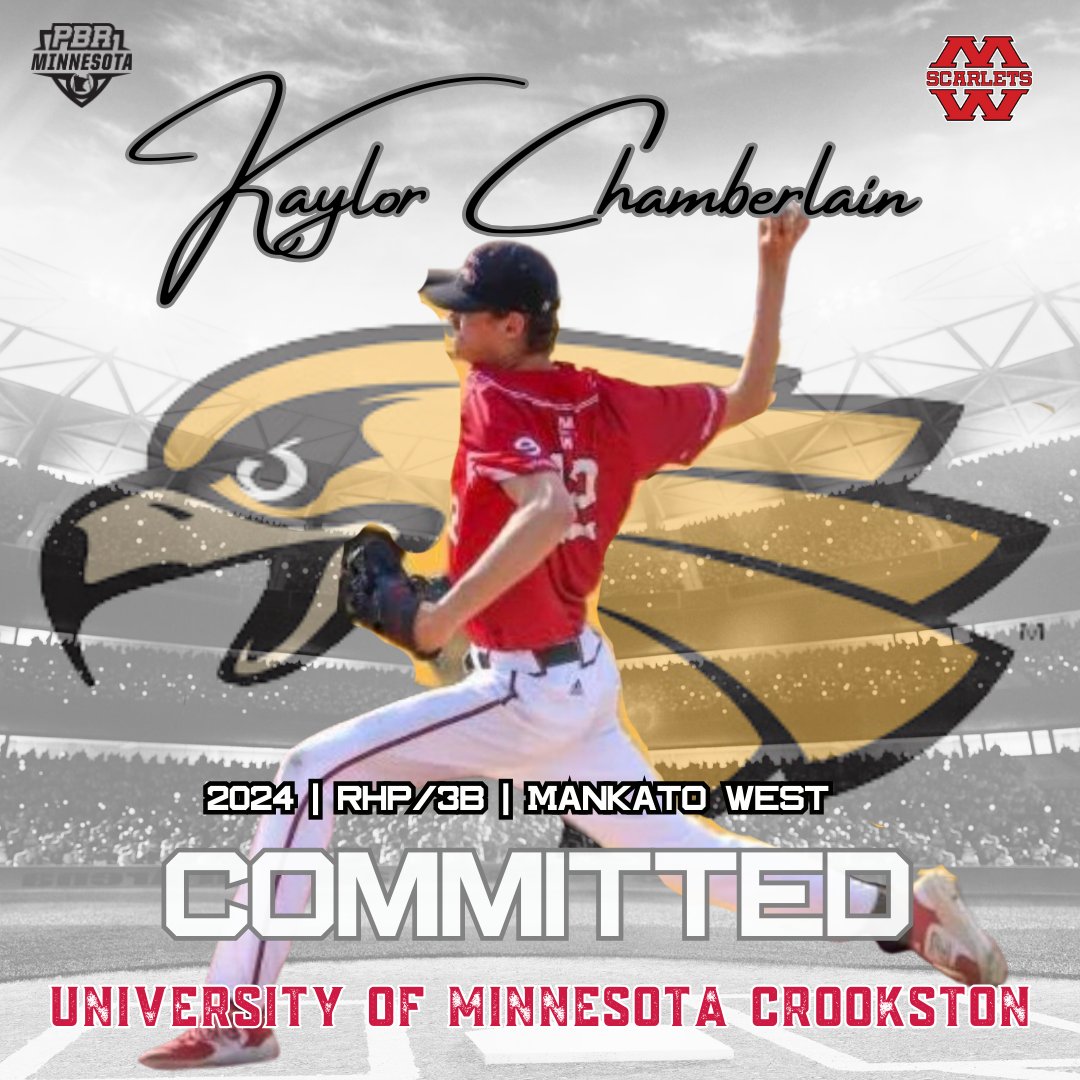 Prep Baseball Minnesota (@prepbaseballmn) on Twitter photo πππ¨π¦π¦π’ππ¦ππ§π πππππ‘π
Kaylor Chamberlain (2024, RHP/3B, <a href="/mwscarlet9/">Mankato West Baseball</a>) commits to University of Minnesota Crookston.
π€ loom.ly/rt3X1Q8
<a href="/Kaylorchamb20/">Kaylor Chamberlain</a> x <a href="/UMCBaseball/">UMC Baseball</a> πππ¨π¦π¦π’ππ¦ππ§π πππππ‘π
Kaylor Chamberlain (2024, RHP/3B, <a href="/mwscarlet9/">Mankato West Baseball</a>) commits to University of Minnesota Crookston.
π€ loom.ly/rt3X1Q8
<a href="/Kaylorchamb20/">Kaylor Chamberlain</a> x <a href="/UMCBaseball/">UMC Baseball</a>