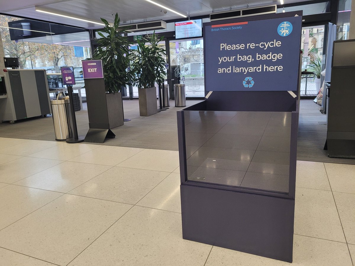 Is today your last day at the Winter Meeting this year? Recycle your lanyard in our bin at the exit if you don't want to take it with you.
#BTSWinter2023