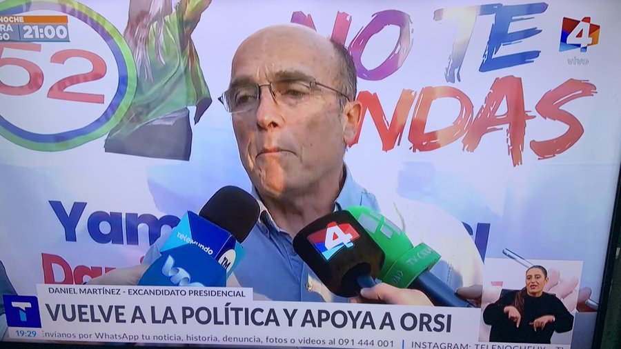 El compañero "Zemilla" Martínez regresa a la política!
Según me contó, los nietos se aburrieron de escuchar sus historias de como pelaba ajos y combatía la dictadura al mismo tiempo, así que dejó los respiradores y se vino pedaleando desde Miami para ayudar al camarada Orsi 🌱