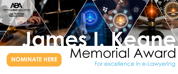 Nominations are OPEN for the 2024 James I. Keane Memorial Award! Please consider nominating an overachiever in the legal space today. 

Deadline: DECEMBER 15 | Apply via the link below.

#ltrc #legaltechnology #technology ow.ly/rjQo50Qb4Pa