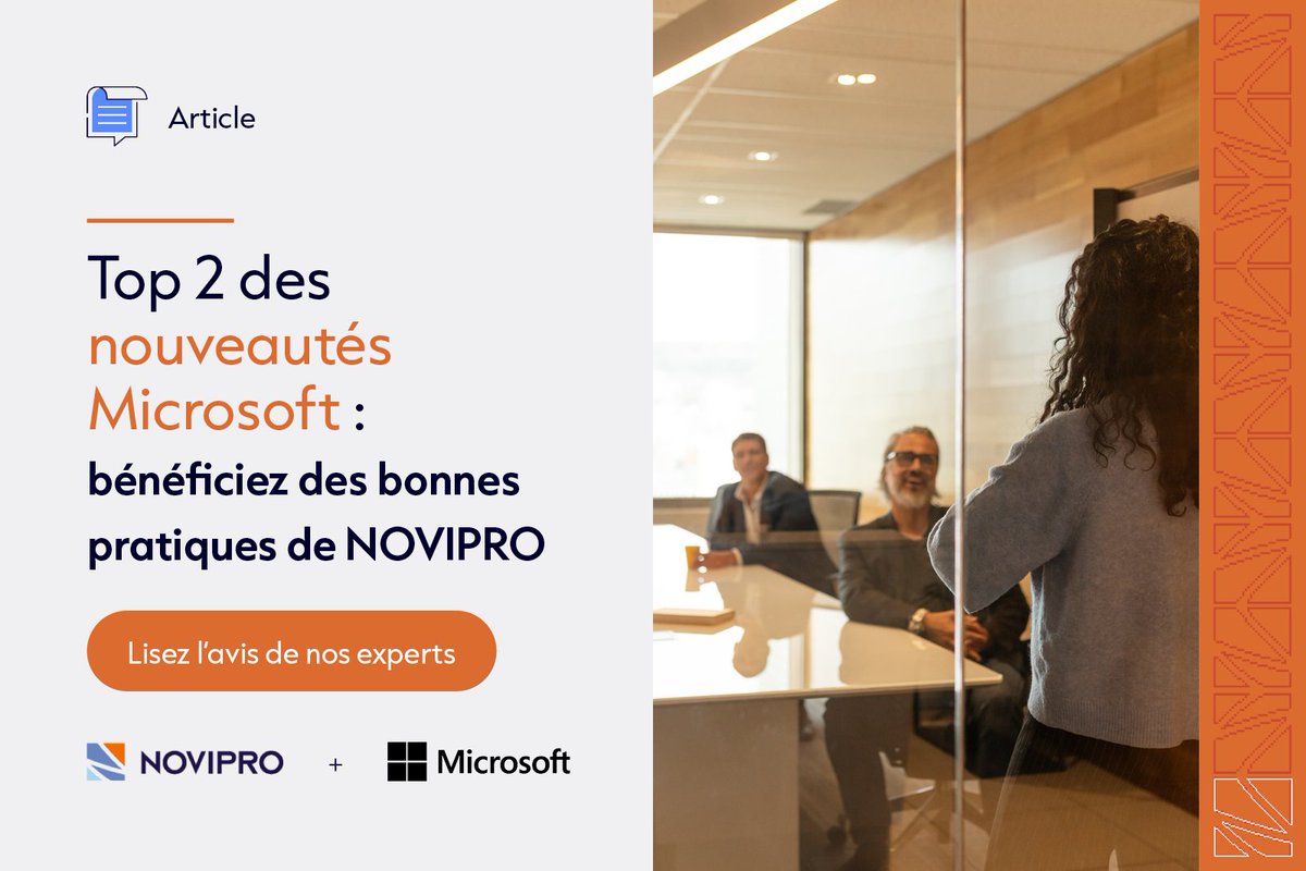 ❓ Les noms « NCE » et « Copilot » ne vous disent rien ? NOVIPRO les décrypte pour vous !

🚀 Retrouvez les dernières avancées Microsoft dans notre nouveau blogue:  transfert de licences et IA de productivité n’auront plus de secret pour vous  👉bit.ly/40UH9uh