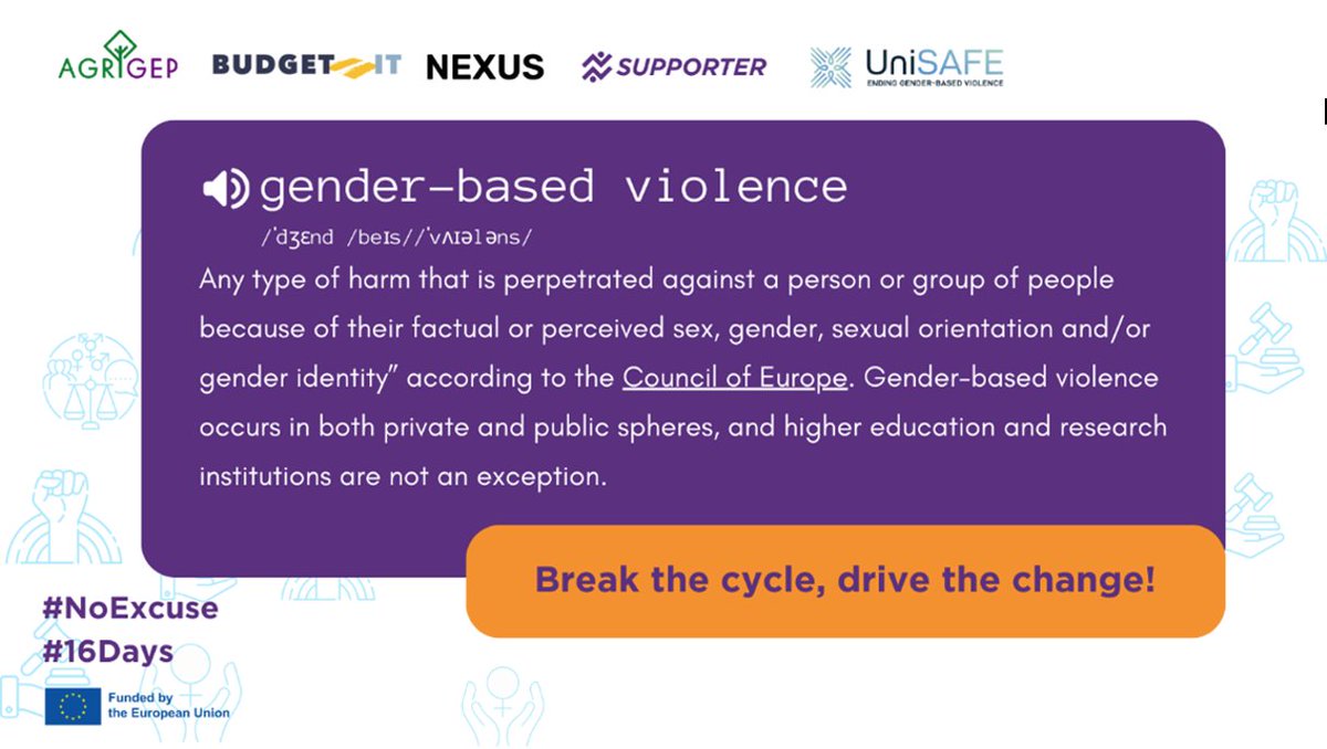 EUScienceInnov's tweet image. Against gender-based violence, Action 5 of the #ERA Policy Agenda 2022-2024 drives our commitment. 

A strategy countering #GBV in European R&amp;amp;I is being prepared jointly with Member States, Associated Countries and R&amp;amp;I stakeholders.

👉 europa.eu/!V4JCWC

#IDEVAW #EndGBV
