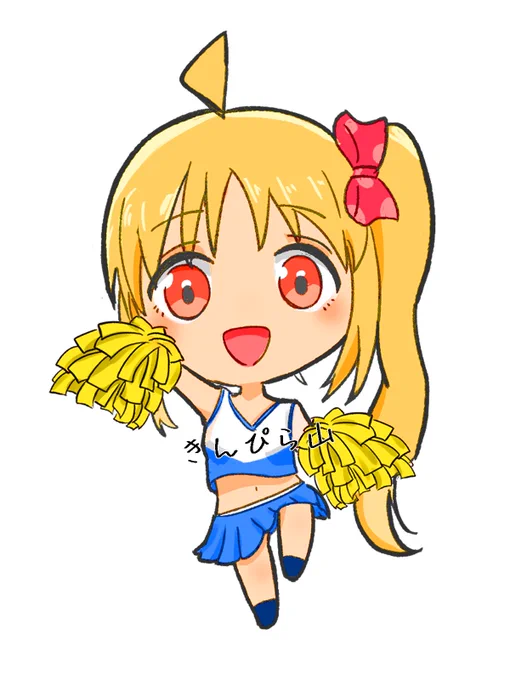 アクスタイラストにじかちゃん(仮)こんな感じで4人+α作りたい 