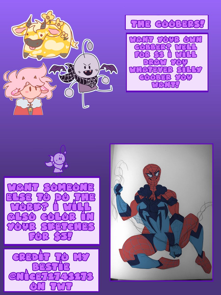 FlowShroom's tweet image. ‼️Commissions are open‼️

I need extra cash for college, if you’re interested feel free to PM me with your idea!
#Commission #commissionopen