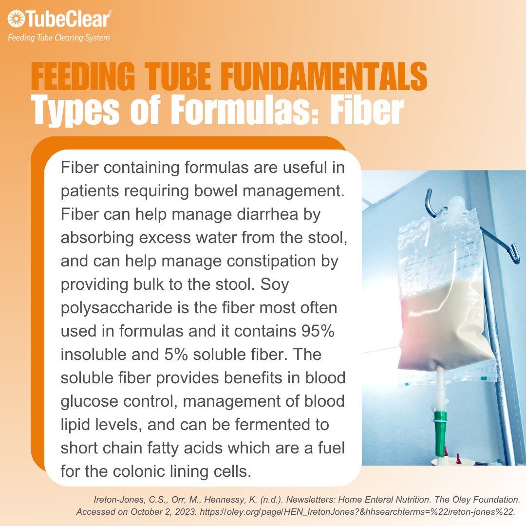 Feeding Tube Fundamentals: Fiber Formulas! Stay tuned as we break down the key aspects of feeding tubes and enteral nutrition. Knowledge is the first step to better care! 💡💙 #FeedingTube101 #NutritionBasics #LearningTogether #EnteralNutrition