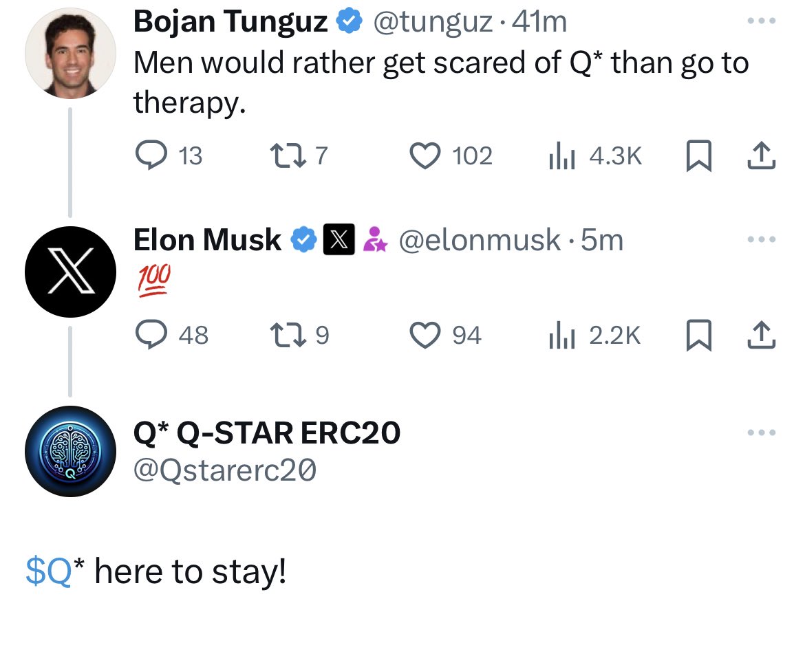 Elon 🤝 $Q* #QSTAR