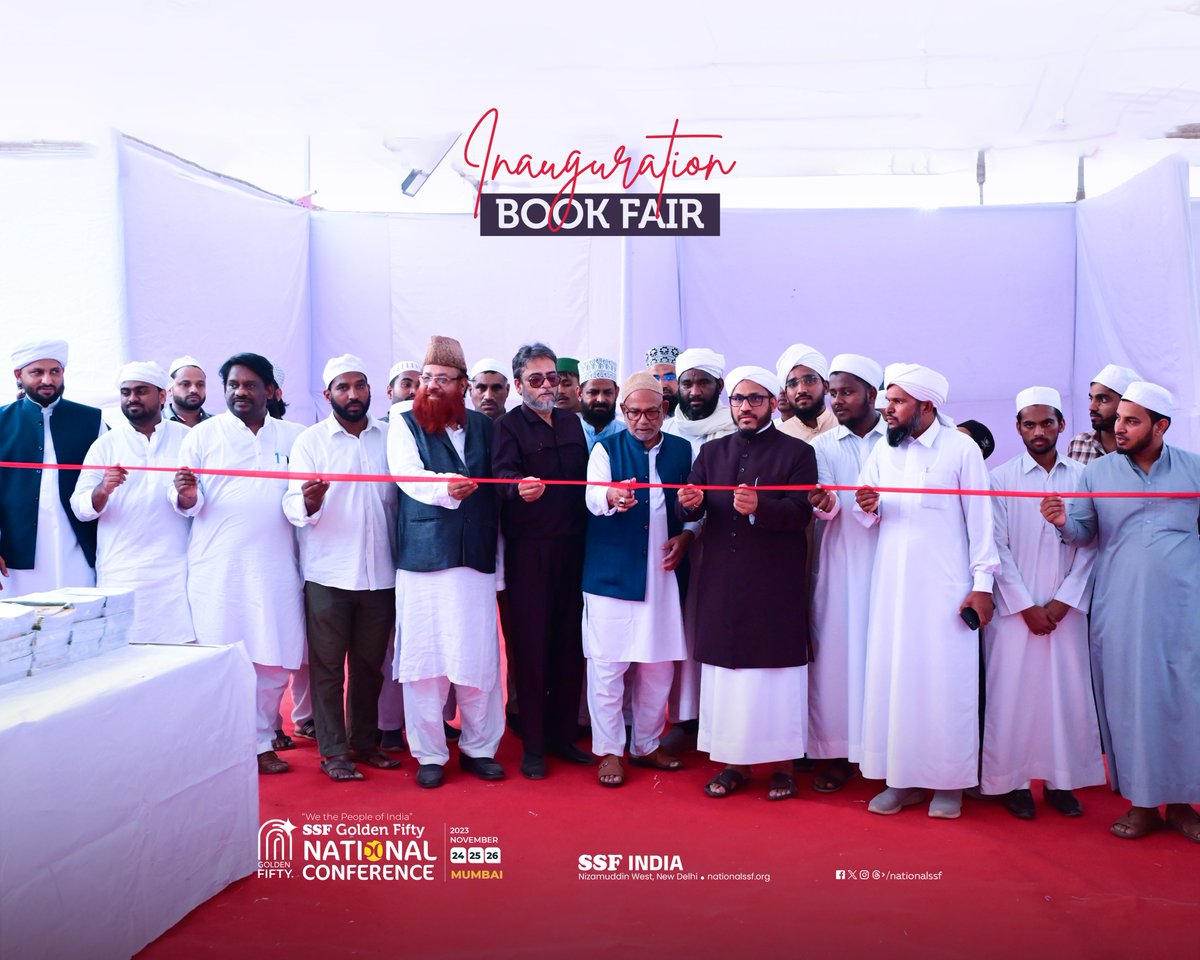 nationalssf's tweet photo. Inauguration!!!
Educine and Book Fair

“We the People of India”
SSF Golden Fifty
National Conference
2023 November 24,25,26 | Mumbai
#SSF #GoldenFifty #NationalConference #Mumbai #BookFair #Educine #careerevents https://t.co/LpZ6cIHIl3