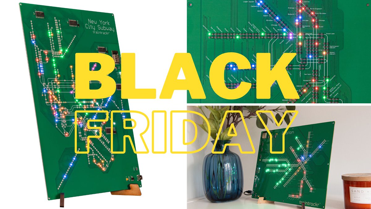 Today is the day, so we're doing 20% off the New York, London, Washington, D.C., Boston, Chicago, and San Francisco traintrackrs!

traintrackr.co.uk (UK)
traintrackr.io (US)