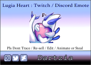 Working on my  new Emote Shop on Etsy
dartzia.etsy.com 

#emoteartist #twitchemotes #discordemotes #Pokemon #lugia #digitalart
