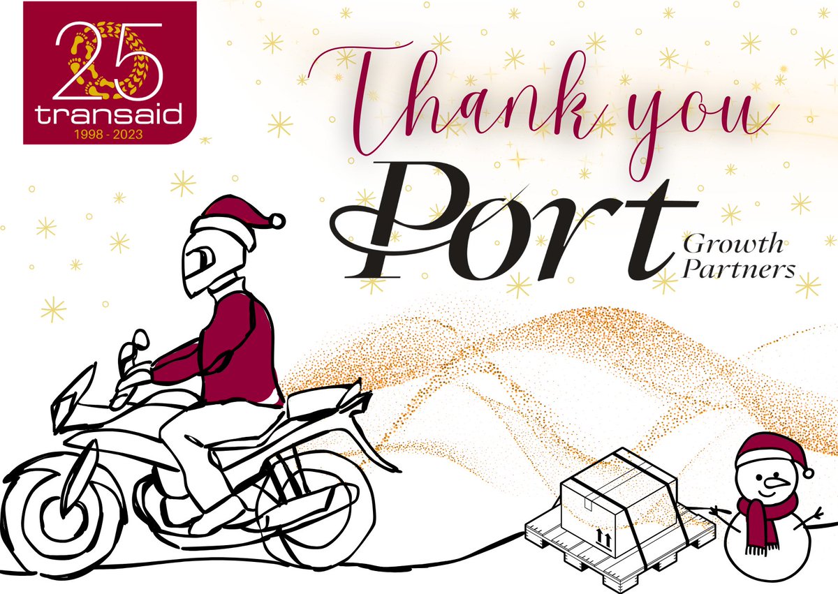 In the spirit of the global giving movement this November, Port Growth Partners is giving the gift of safe transport this Christmas 🎅 It's not too late to get involved- donate to our JustGiving here: bit.ly/3MTILyS #givingtuesday #christmasgiving