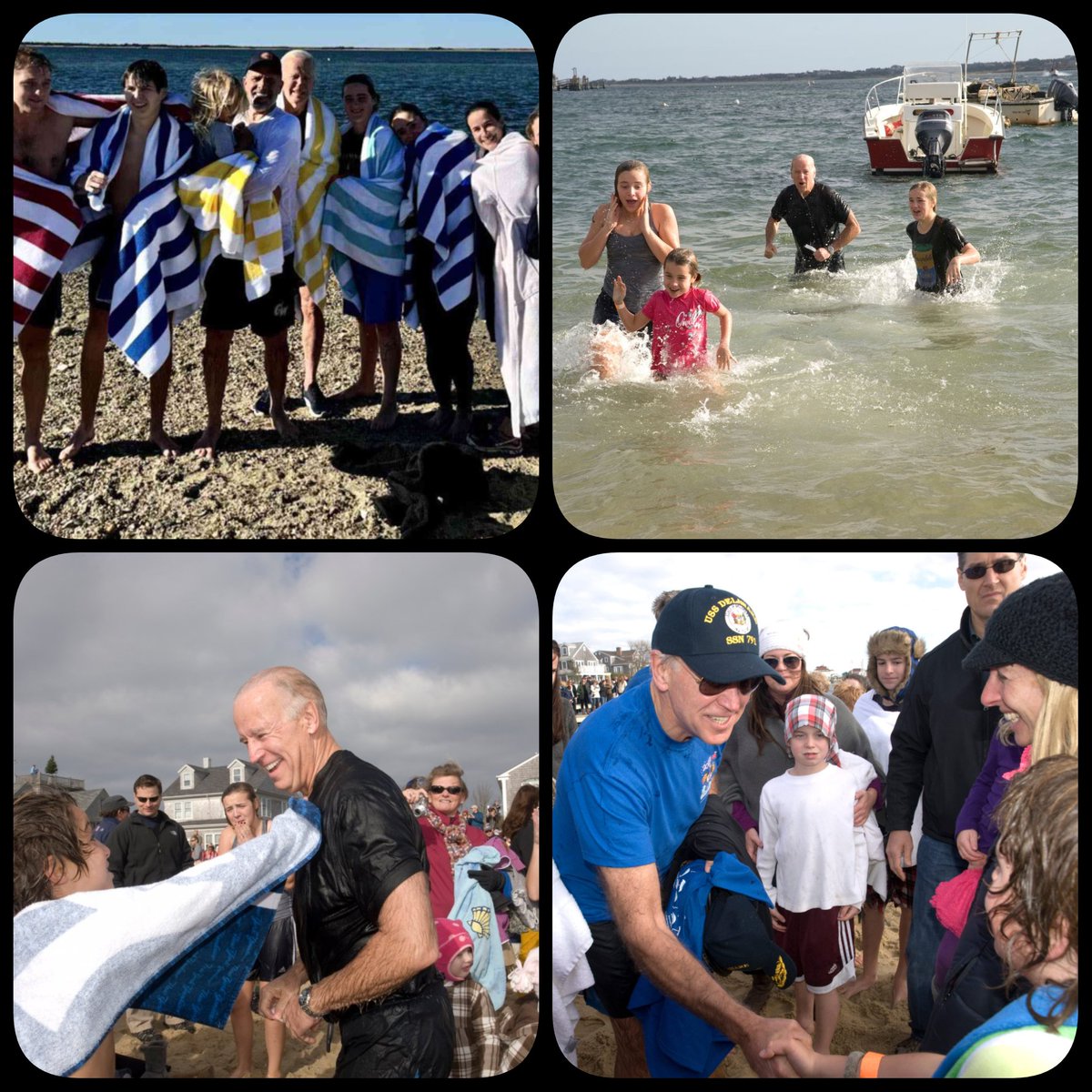 📸 President Biden famously works out, lifts weights, and rides a bike to stay healthy. And yesterday, as part of a long-running family tradition, he plunged into 40-degree water as part of a polar plunge. Yet, the media wants you to worry about his health instead of the…