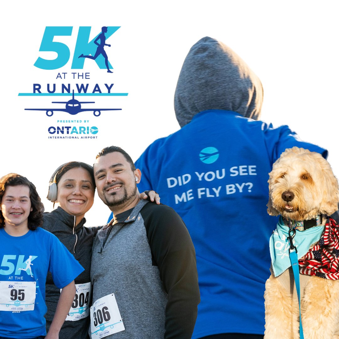 Turkey got you sluggish? 🦃 Sign up for ONT’s 5K at the Runway! You can also purchase ONT swag, visit our Biergarten hosted by @BreweryX, and play with the Paw Squad at our Community Event! Sign up now! Link in bio 🏃‍♀️ 🏃‍♂️ #5KatTheRunway