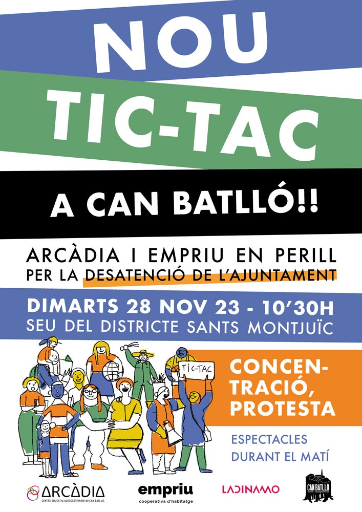 Sotrac Habitatge Cooperatiu (@sotrachabitatge) on Twitter photo Prou excuses i prou desídia! El barri s'omple de pisos de luxe mentre els projectes per les veïnes s'ofeguen. <a href="/BCN_SantsMont/">Districte de Sants-Montjuïc</a> <a href="/bcn_ajuntament/">Ajuntament de Barcelona</a> feu la vostra feina!! 😡
⏰Tic-tac tic-tac...⏰ Prou excuses i prou desídia! El barri s'omple de pisos de luxe mentre els projectes per les veïnes s'ofeguen. <a href="/BCN_SantsMont/">Districte de Sants-Montjuïc</a> <a href="/bcn_ajuntament/">Ajuntament de Barcelona</a> feu la vostra feina!! 😡
⏰Tic-tac tic-tac...⏰