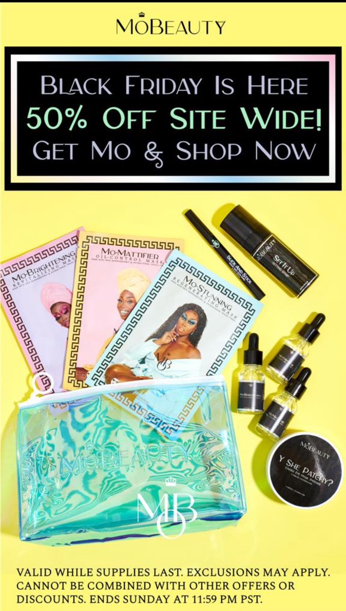 Get a stunning holiday gift 50% off at MoBeautyShop.com