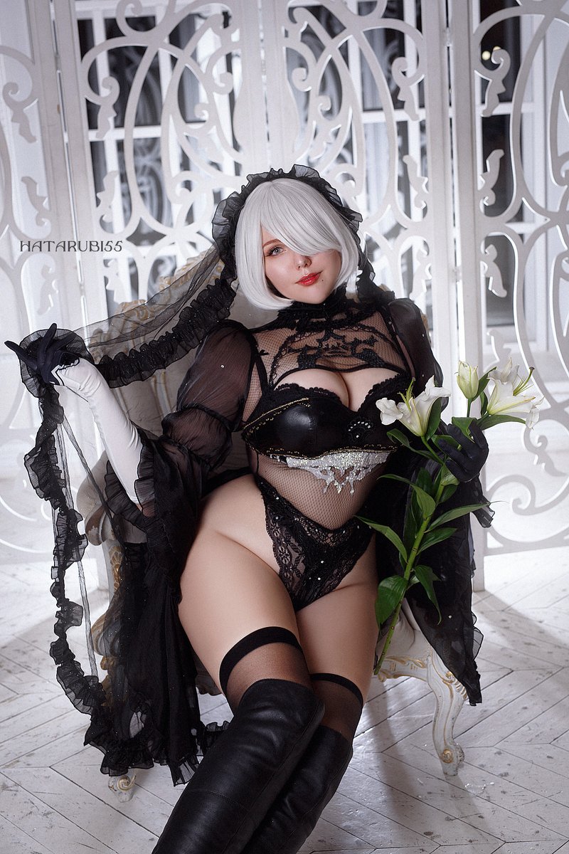 Hatarubi55's tweet photo. My 2b Black Bride Cosplay from game NieR:Automata #nierautomata #nier #niercosplay #nierautomatacosplay #2b #2bcosplay #nierautomata2b #nier2b #nierautomatagame #nierautomataanime https://t.co/ChZeMzCI3B