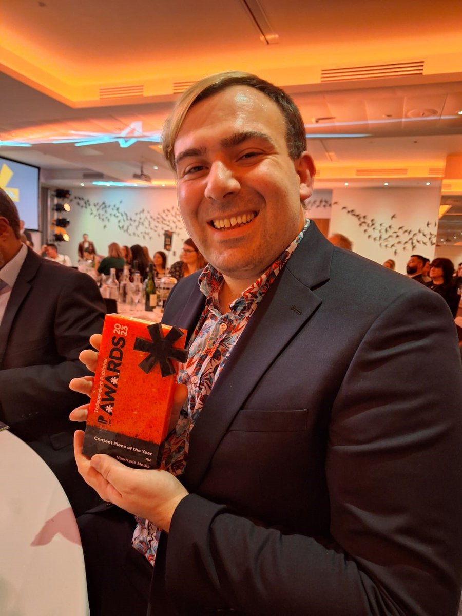 ThisIsRN's tweet photo. 🎉We’re thrilled to announce that RN has just won the award for Content Piece of the Year, with our fearless leader @JackCourtez  accepting our  trophy at the @PPA_Live awards! 🌟 Huge thanks to our incredible team for making this possible. 🙌🏆
#PPAIndPub #ContentExcellence https://t.co/Z5ksy5Vw8t