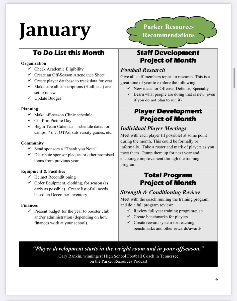 **Giveaway**  
2024 Football Coach Calendar &amp; Planner (digital version). To enter, just be following &amp; RT/like this post.  Draw 1 winner on Tuesday.  

Get organized in 2024! See more or order here: 
- Hard Copy a.co/d/9z8UUMO
- Digital parkerresources.org/calendars