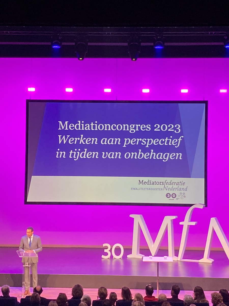 Dat was de 14e editie! #mediationcongres23 <a href="/mediationMfN/">MediatorsfederatieNL</a> Een sterk programma, veel ontmoetingen; een  betekenisvolle dag. Dank aan alle deelnemers en sprekers!
