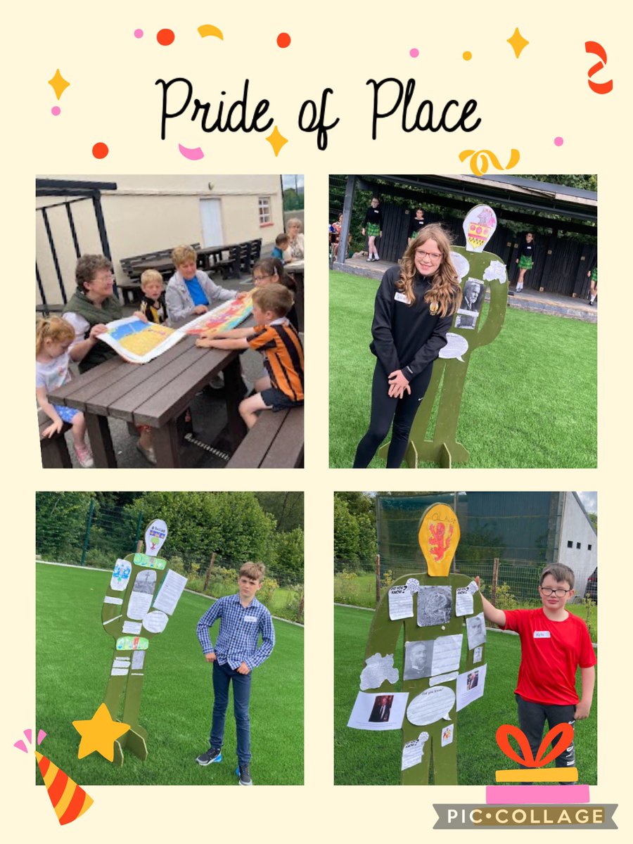 Our pupils & staff celebrating Our Pride of Place National Award where last July they showcased their pride in Camross through dance, reading, gardening @GreenSchoolsIre @VEXRoboticsIE & impressed judges with their knowledge of the 7 Septs of Laois @LaoisCouncil #PrideofPlace