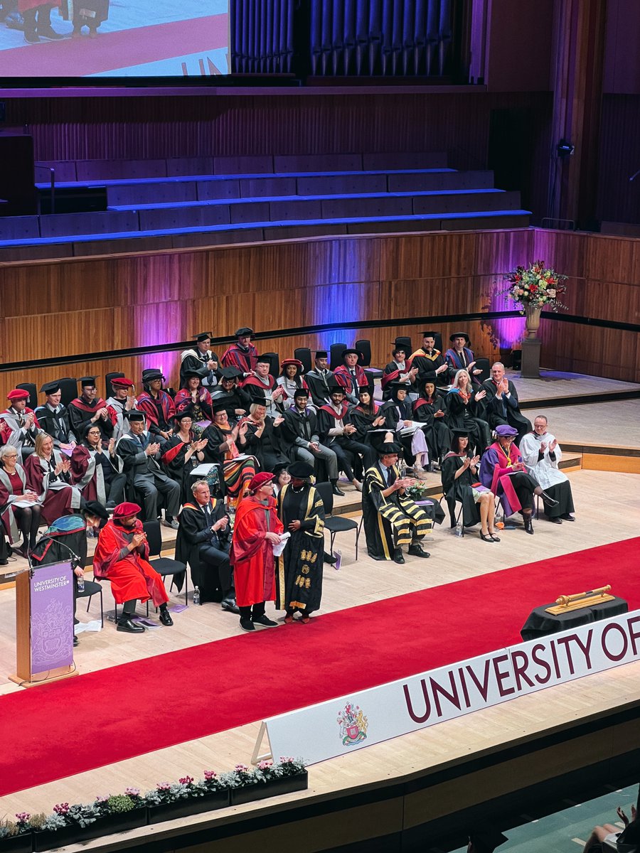 UniWestminster's tweet photo. What a day for it! 🎓 Congratulations to our newest Westminster graduates 💛 

Don’t forget to tag us in your graduation photos 📸 #WeAreWestminster https://t.co/M3WaY9Btbo