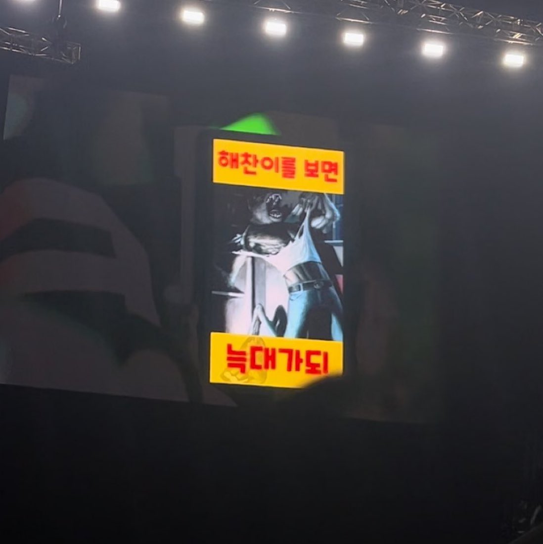 sunnhel's tweet photo. mostraron este cartel de una fan en el concierto de los 127 NDDKDKDKDKD “me convierto en lobo cada vez que veo a haechan” AMDKSKSKSK ES EL OMEGA DE TODO EL FAMDOM ayuda https://t.co/rz0dfTDYbd