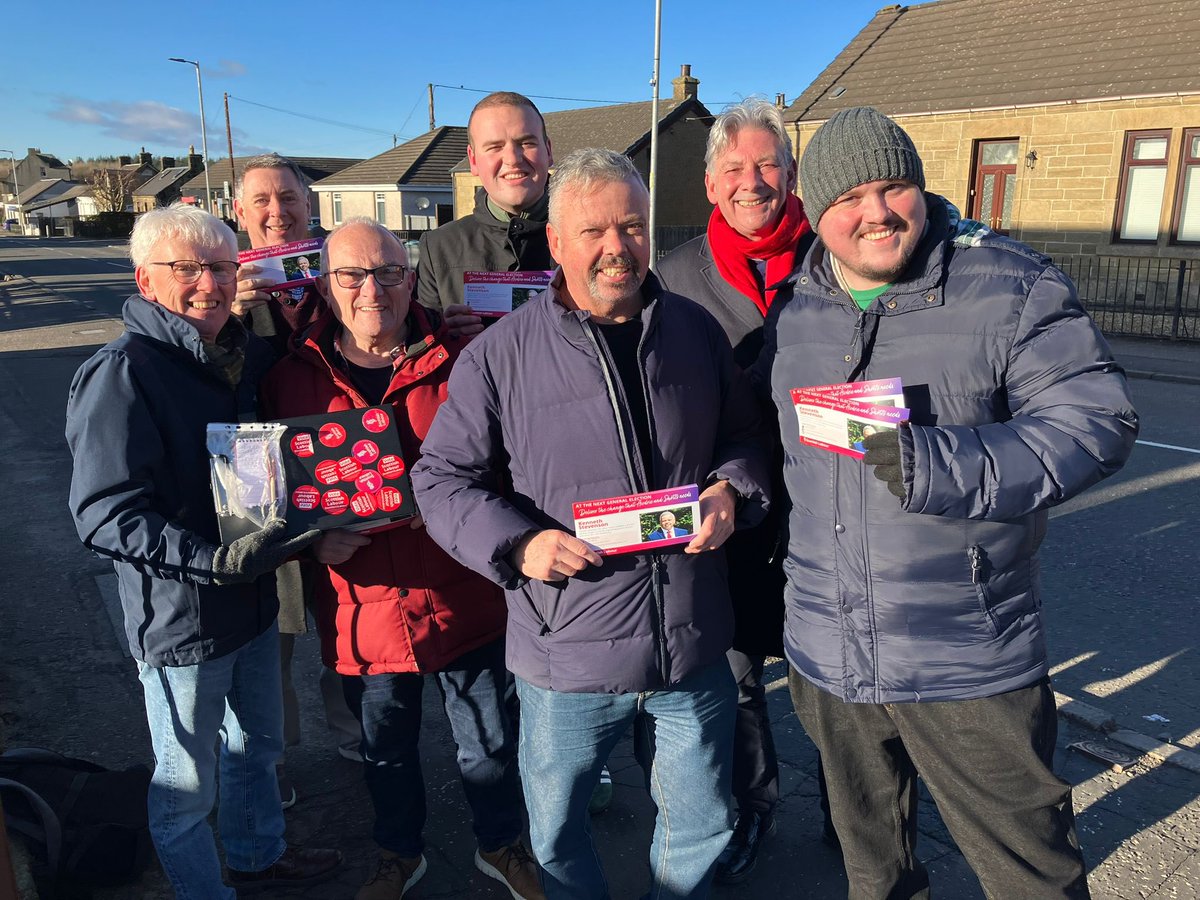 In Shotts today listening to voters who are dismayed at the poor delivery and arrogance of the UK and Scottish Governments.  Not being able to get a GP appointment was one of many concerns. People are looking for change with <a href="/ScottishLabour/">Scottish Labour</a>.