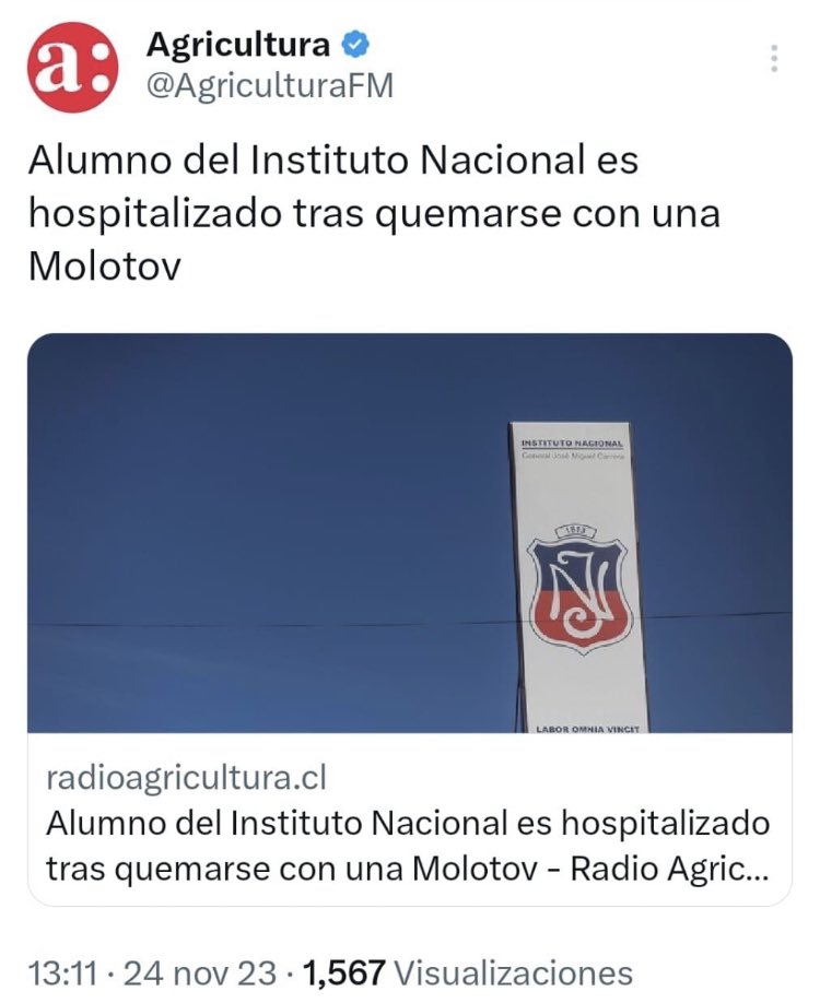 jgalemparte's tweet photo. Cuando dicen “es mala porque es mala, sin ningún argumento”, le copio un artículo y una noticia. Lea el artículo 16.24 letra d) de la propuesta constitucional y piense en esta noticia. Por eso voto #AFavor para recuperar a la educación de la violencia. https://t.co/dmRgMgYtr5