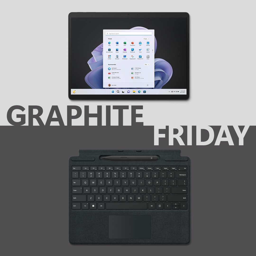 Graphite is the new black.