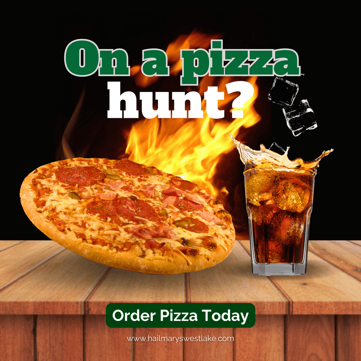 HailMarys2's tweet photo. On a Pizza hunt? 🍕 Look no further! 

At Hail Mary's, our hand-tossed pizzas are crafted with love and loaded with quality ingredients for a taste that's truly unbeatable.

Get ready to satisfy your pizza cravings like never before. https://t.co/EGJd5WStkn