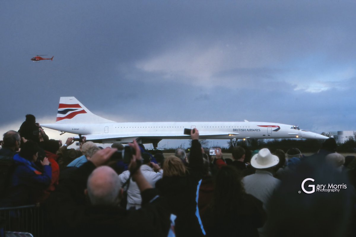 Final flight of Concorde in to Filton 20 years ago today #avgeek #concorde #britishairways #aerospacebristol