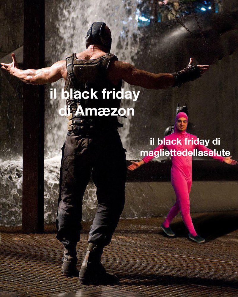 Uè, c’è il black friday anche da noi.

Codice BLACK15

lemagliettedellasalute.net 

✨✨✨