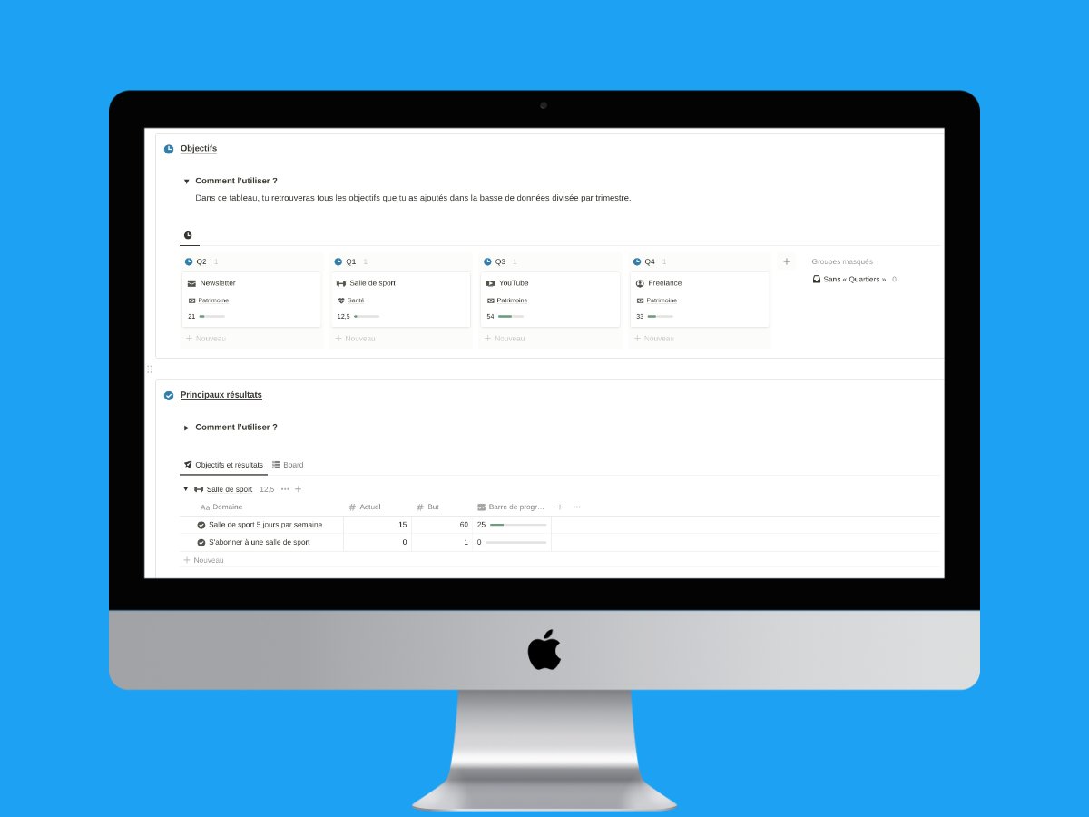 Jeff Bezos, Larry Page, Marc Benioff...

Ils ont bâti des empires avec la méthode OKR.

J'ai créé un template qui te permet d'utiliser facilement ce suivi tous les jours. 

Pour l'obtenir :

- Like et RT ce post
- Commente : "OKR"
- Suis-moi <a href="/produtivia/">Henok</a> pour le recevoir en Dm