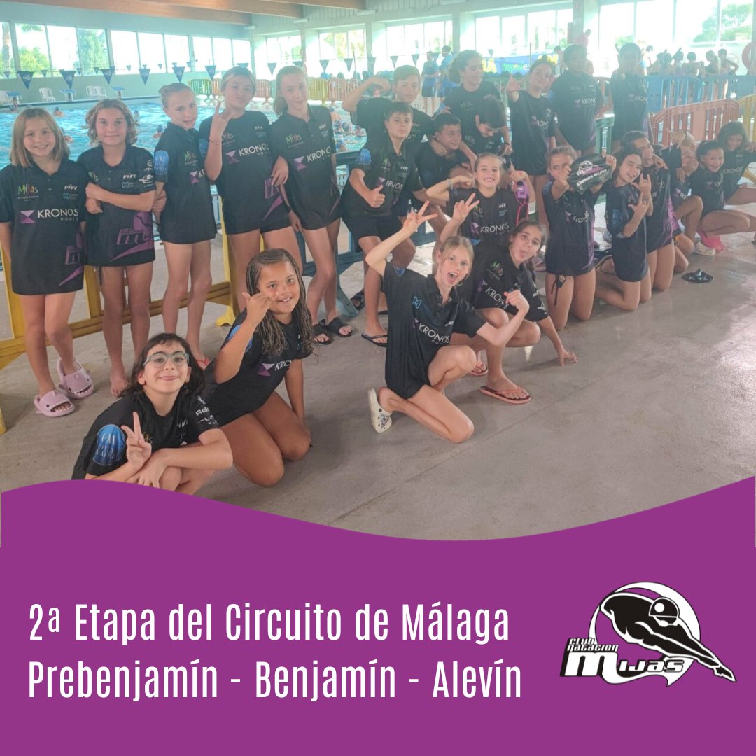 Hoy felicitamos a los más pequeños de club, porque vienen nadando con mucha fuerza 💪 en la 𝟮ª 𝗘𝘁𝗮𝗽𝗮 𝗱𝗲𝗹 𝗖𝗶𝗿𝗰𝘂𝗶𝘁𝗼 𝗣𝗿𝗼𝘃𝗶𝗻𝗰𝗶𝗮𝗹 𝗣𝗿𝗲𝗯𝗲𝗻𝗷𝗮𝗺𝗶́𝗻, 𝗕𝗲𝗻𝗷𝗮𝗺𝗶́𝗻 𝘆 𝗔𝗹𝗲𝘃𝗶́𝗻 ¡Club Kronos Natación Mijas se consolida en segunda posición! 👏👏👏