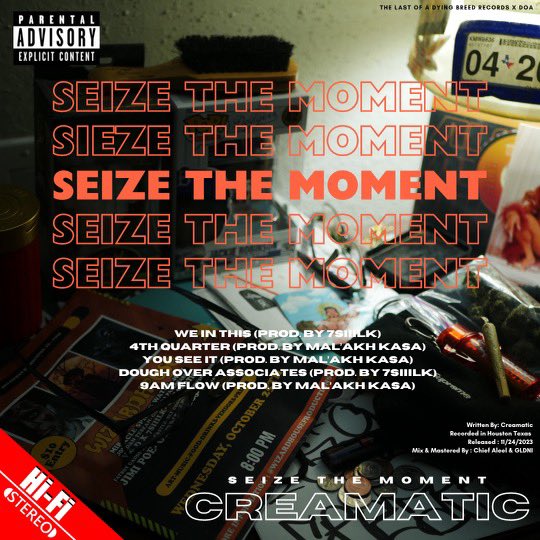 New project drops today! 🤝🏽 don’t really drink liquor like I use to but today calls for a special occasion 
SEIZE THE MOMENT @YchrisK